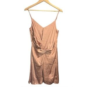 NWT Storia Copper Satin Slip Dress